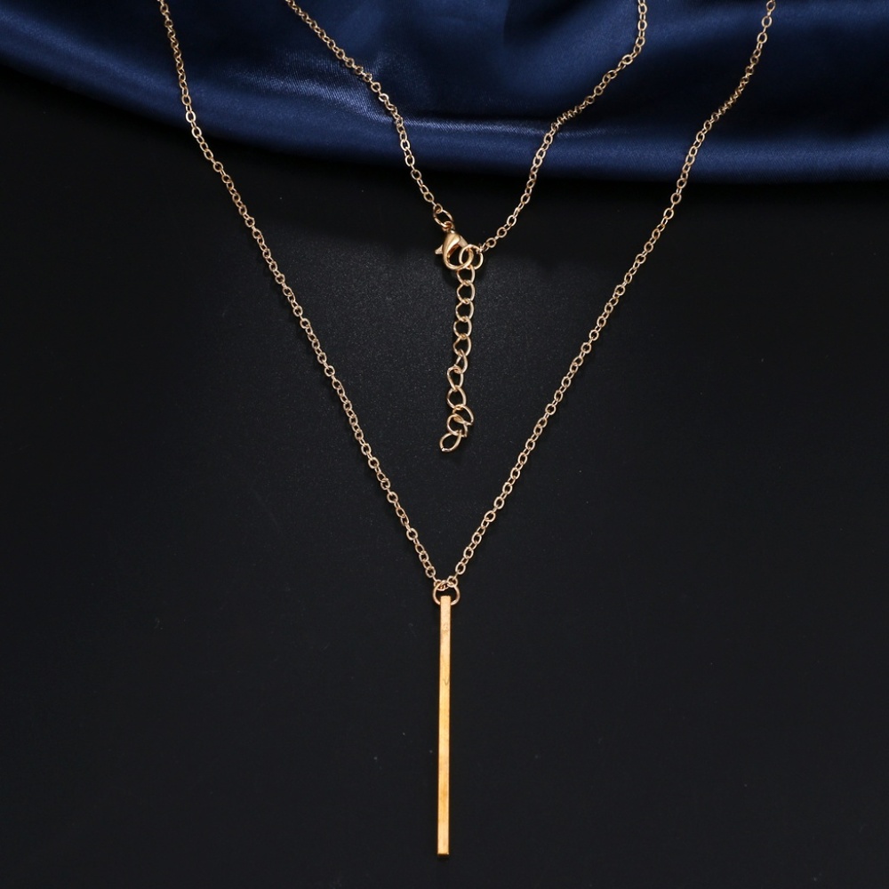 ❤️ 3/$30 Simple Long Bar Necklace - Picture 4 of 7